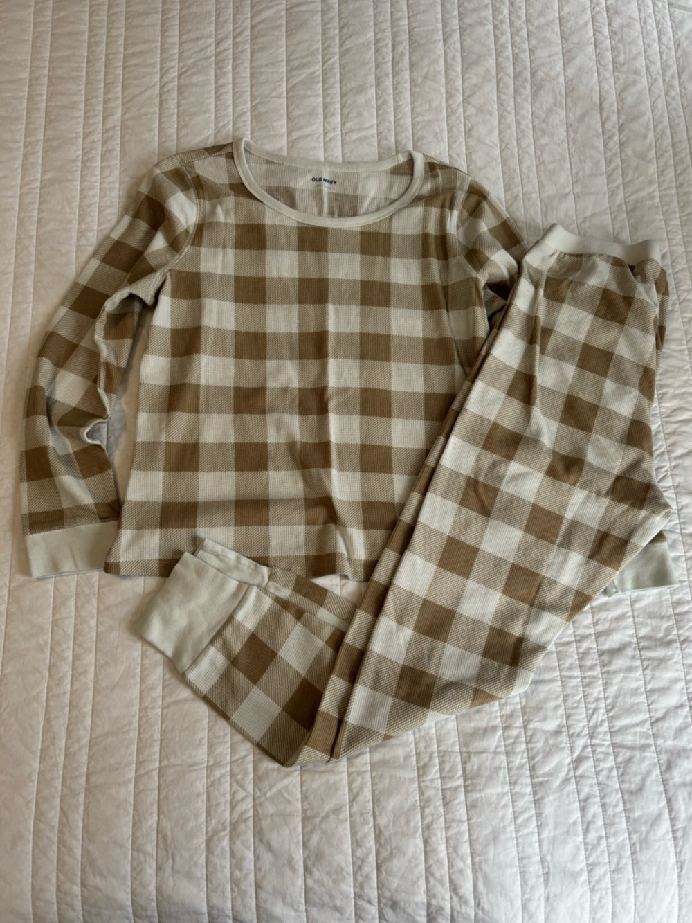 Old Navy Waffle Pajama Set